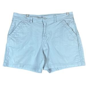 Eddie Bauer Womens Shorts Gray Midi Casual Wear Stretch 14
